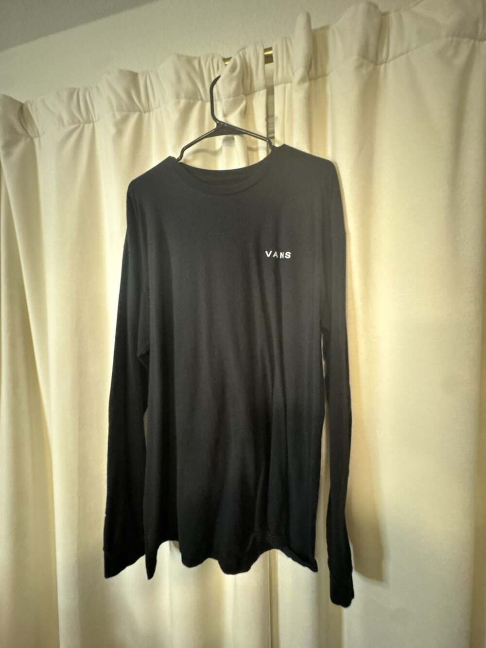 Vans Off The Wall Graphic Long Sleeve T-Shirt Black